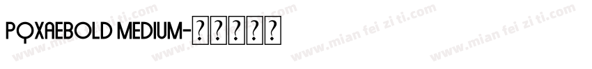 pqxaeBOLD Medium字体转换